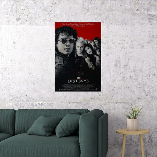 The Lost Boys Classic Movie Comedy Horror Poster Wall Art Print Home Wall Decor - xonomax