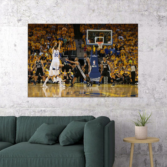 Stephen Curry Basketball Player Sports Poster Wall Art Print Home Wall Decor - xonomax