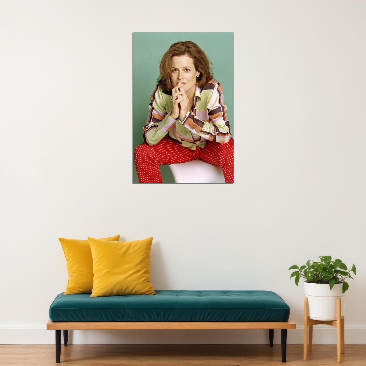 Sigourney Weaver American Actress And Film Producer Poster Wall Art Print Home Wall Decor - xonomax