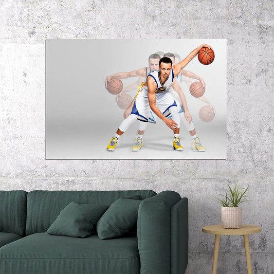 Stephen Curry Basketball Player Sports Poster Wall Art Print Home Wall Decor - xonomax