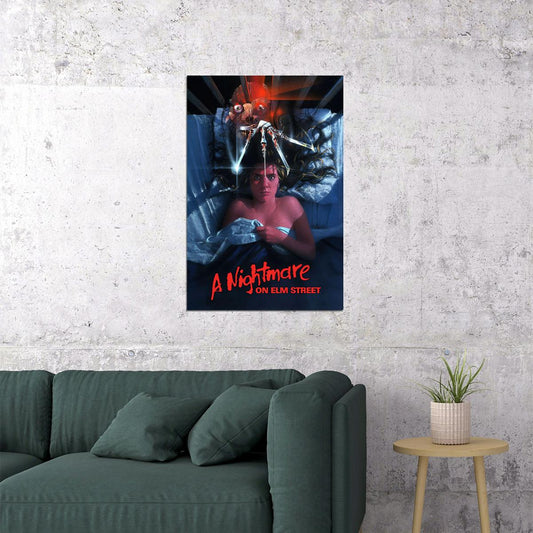 A Nightmare On Elm Street Movie Mystery Horror Poster Wall Art Print Home Wall Decor - xonomax