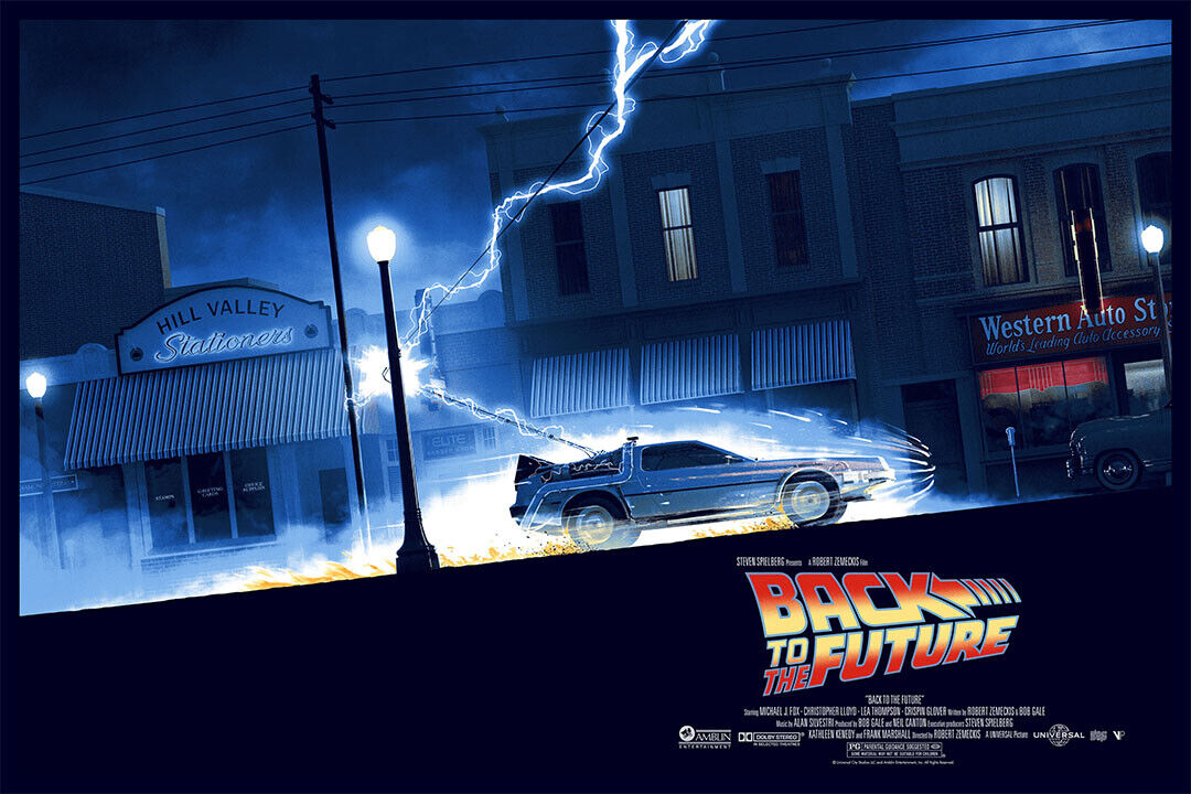 Back To The Future Classic Movie Science Fiction Poster Wall Art Print Home Wall Decor - xonomax