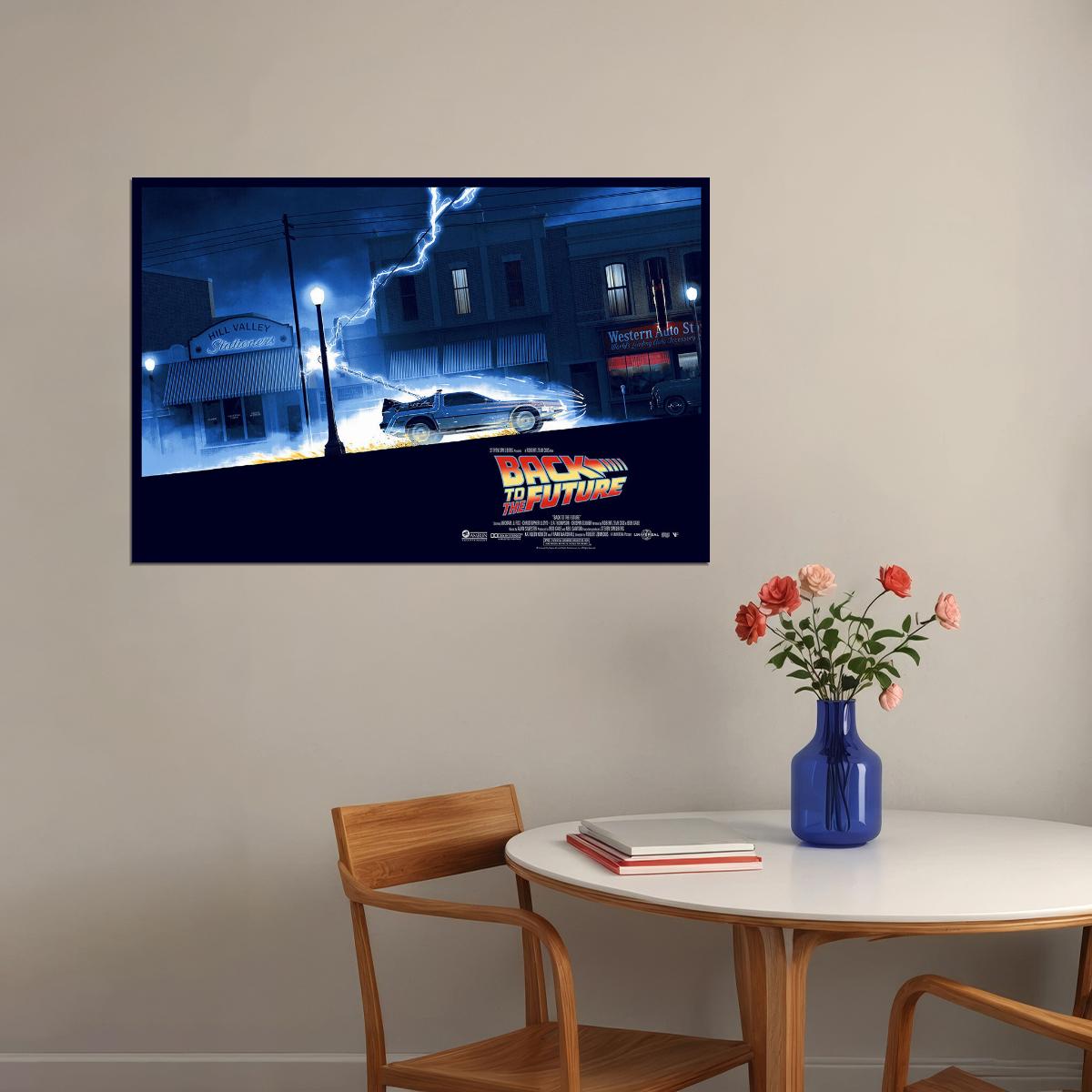 Back To The Future Classic Movie Science Fiction Poster Wall Art Print Home Wall Decor - xonomax