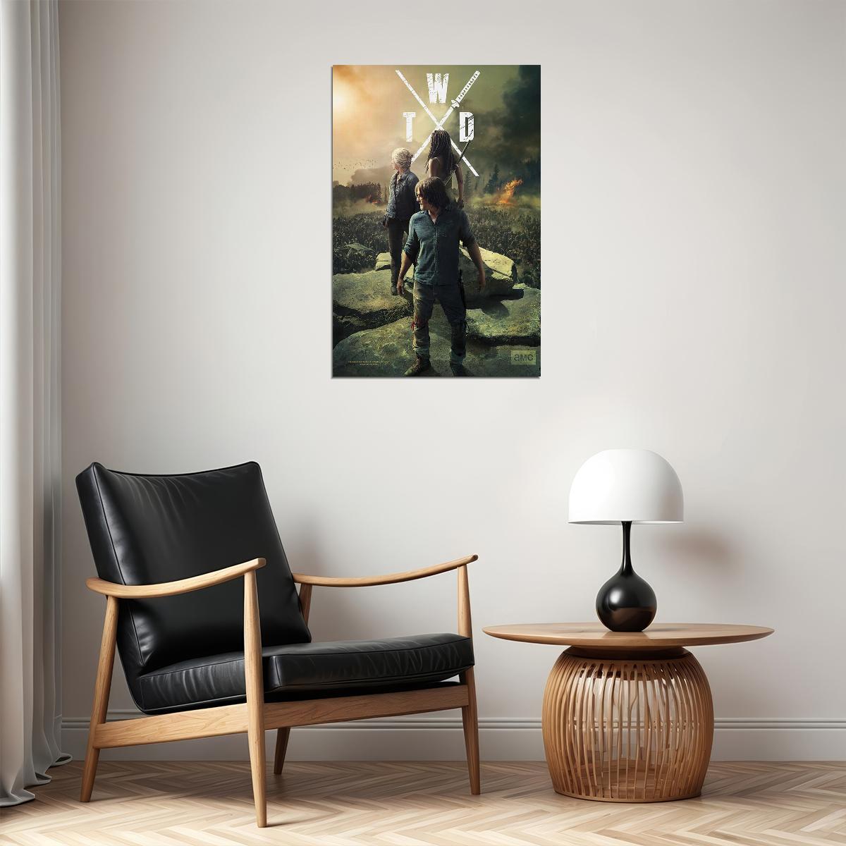 The Walking Dead Season 10 Zombie Tv Series Poster Wall Art Print Home Wall Decor - xonomax