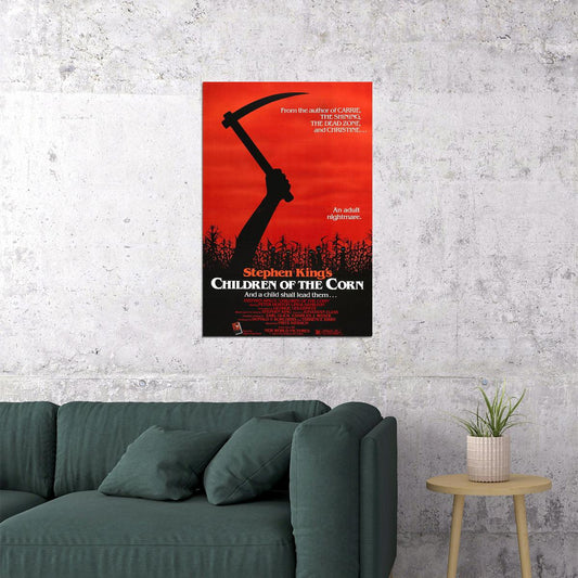 Children Of The Corn Horror Thriller Movie Poster Wall Art Print Home Wall Decor - xonomax
