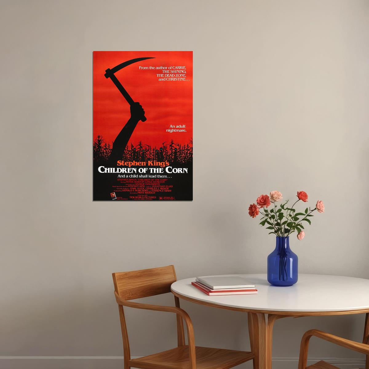 Children Of The Corn Horror Thriller Movie Poster Wall Art Print Home Wall Decor - xonomax
