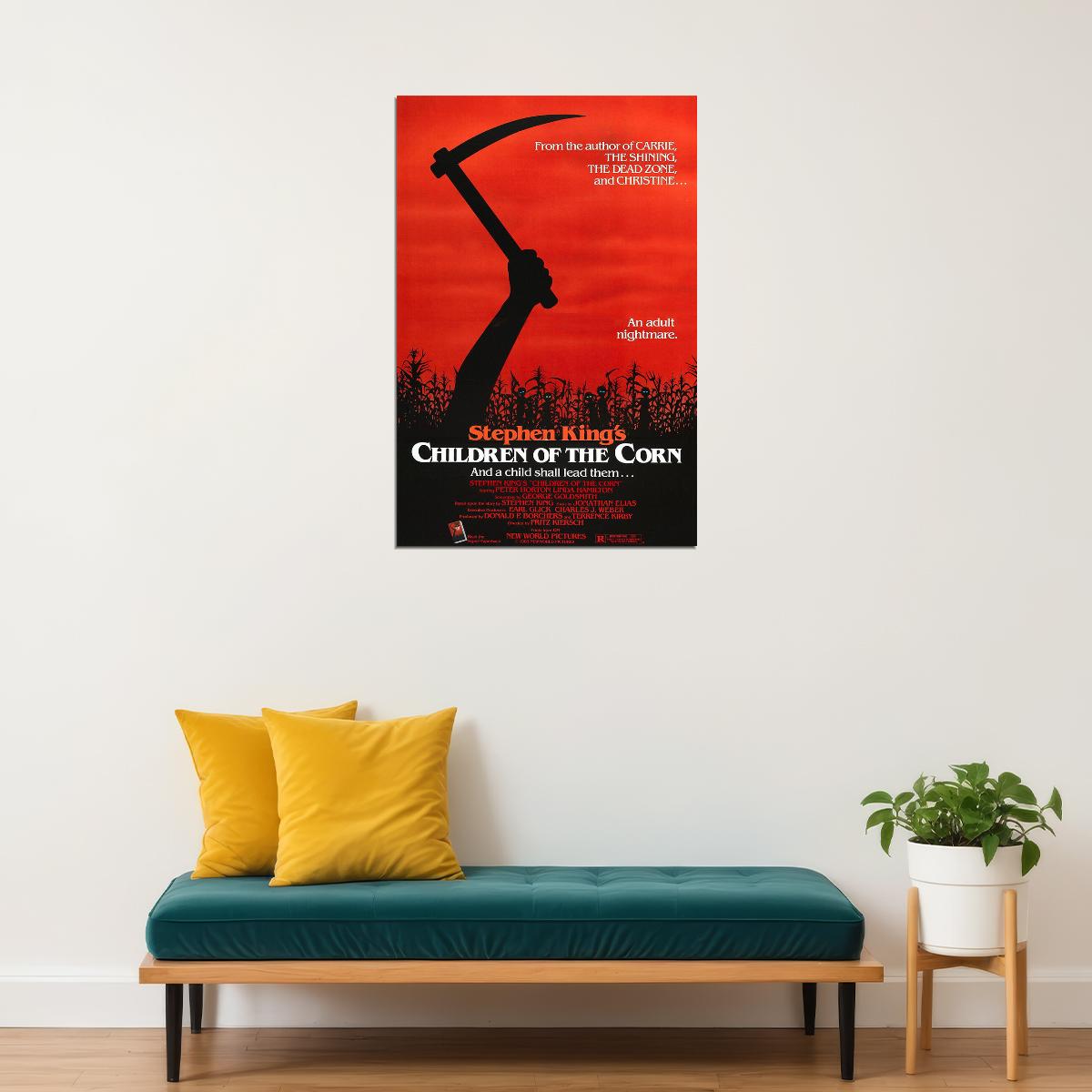 Children Of The Corn Horror Thriller Movie Poster Wall Art Print Home Wall Decor - xonomax