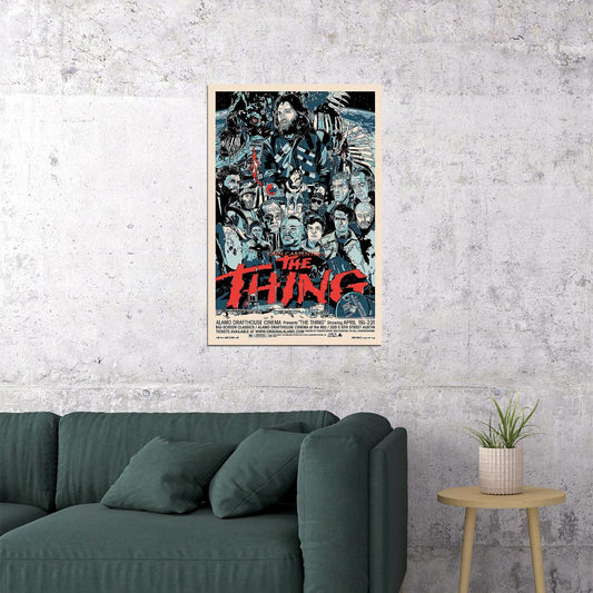 The Thing Horror Classic Movie Cinema Poster Wall Art Print Home Wall Decor - xonomax