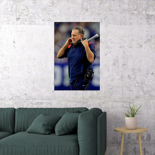 Bill Belichick American Sports Football Best Coach Poster Wall Art Print Home Wall Decor - xonomax