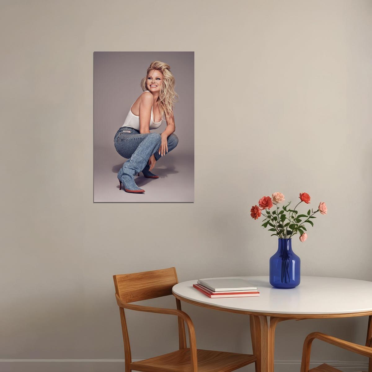 Pamela Anderson Celebrity Cinema Actor Model Artist Poster Wall Art Print Home Wall Decor - xonomax