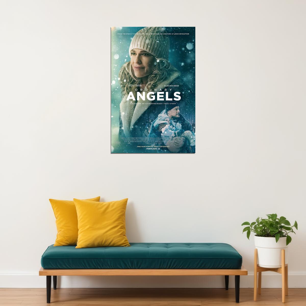 Ordinary Angels Drama Movie Cinema Actor Gift Poster Wall Art Print Home Wall Decor - xonomax