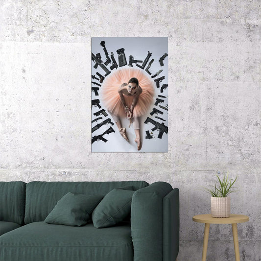 Ballerina 2024 Action Thriller Movie Gift Poster Wall Art Print Home Wall Decor - xonomax