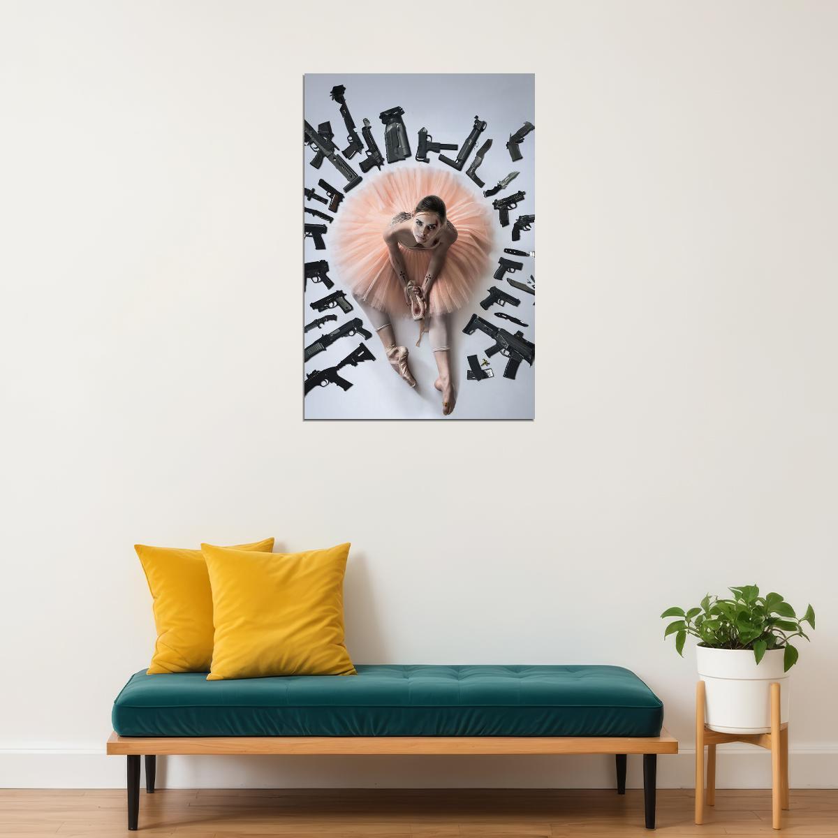 Ballerina 2024 Action Thriller Movie Gift Poster Wall Art Print Home Wall Decor