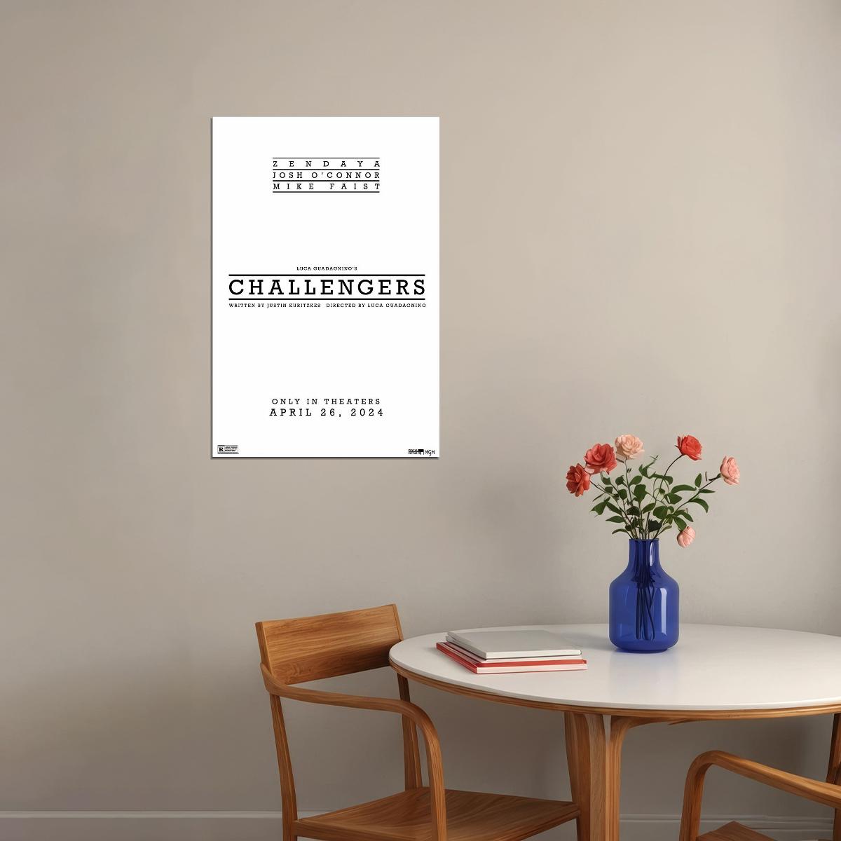 Challengers Drama Romantic Movie Cinema Gift Poster Wall Art Print Home Wall Decor - xonomax