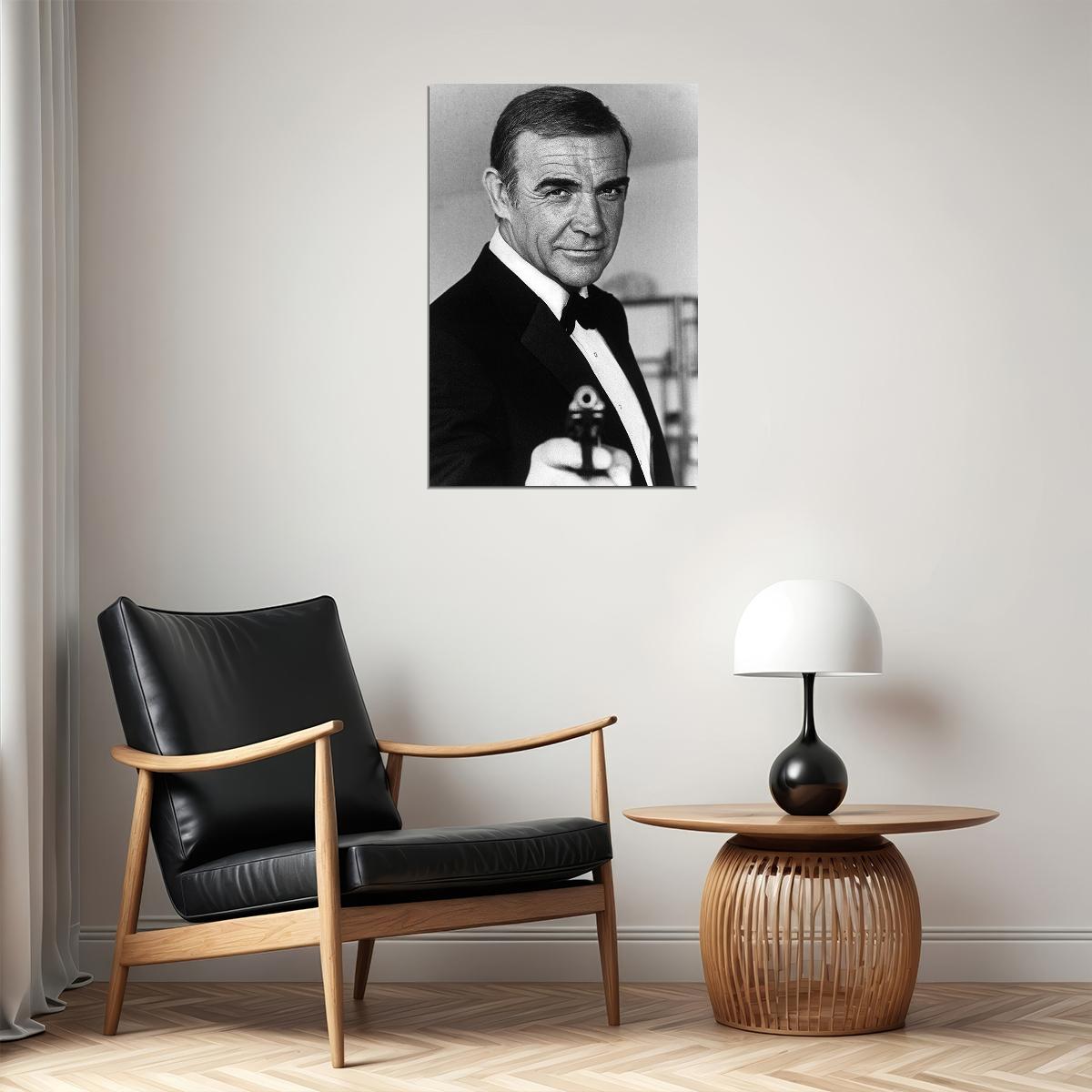 Sean Connery Scottish Actor Producer Poster Wall Art Print Home Wall Decor