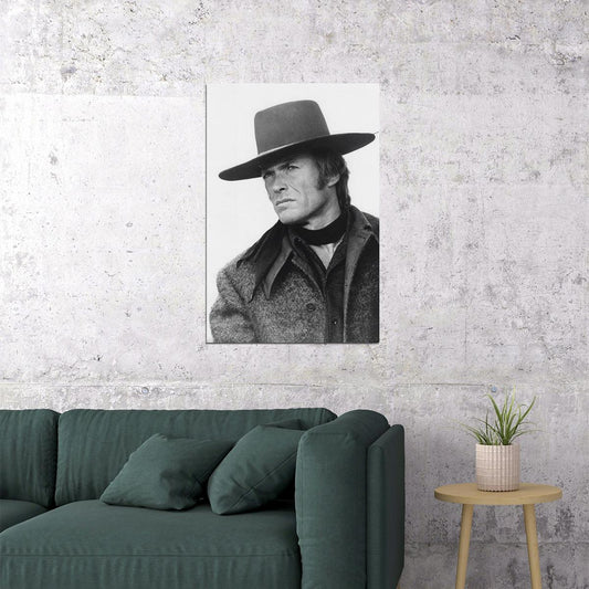 Clint Eastwood American Actor And Film Director Poster Wall Art Print Home Wall Decor - xonomax