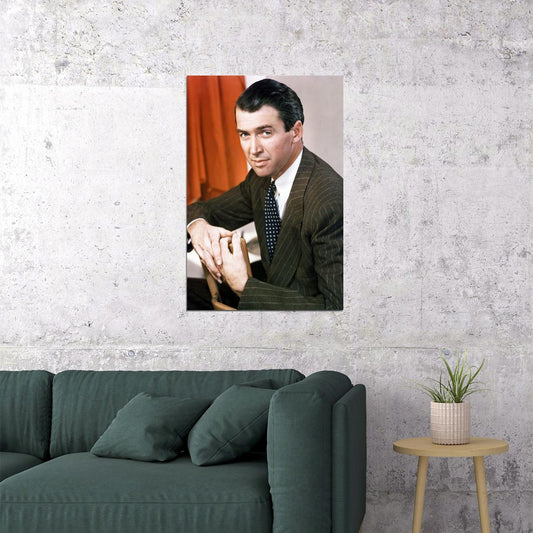 James Stewart American Theater And Film Artist Poster Wall Art Print Home Wall Decor - xonomax