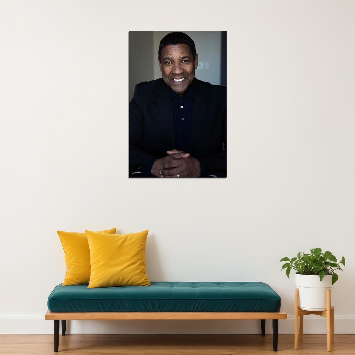 Denzel Washington American Actor Artist Poster Wall Art Print Home Wall Decor - xonomax