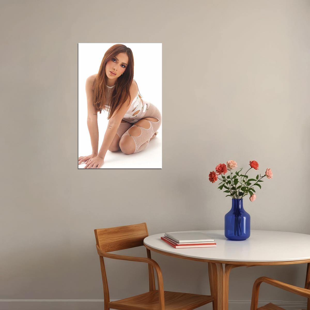 Anitta Brazilian Songwriter Singer And Actress Poster Wall Art Print Home Wall Decor - xonomax