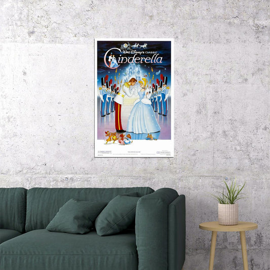 Cinderella 1987 Animation Movie Family Comedy Poster Wall Art Print Home Wall Decor - xonomax