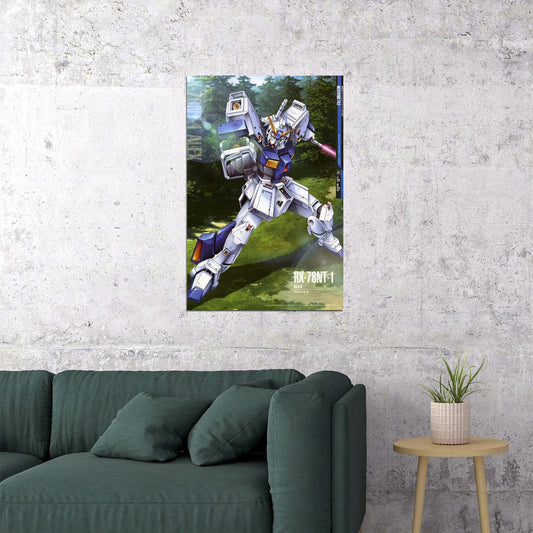 Alex Rx-78nt-1 Gundam Mechanical Japanese Anime Poster Wall Art Print Home Wall Decor - xonomax