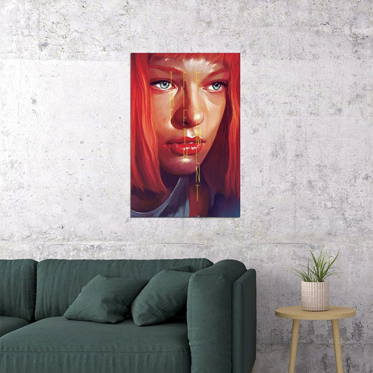 The Fifth Element Science Fiction Action Film Movie Poster Wall Art Print Home Wall Decor - xonomax