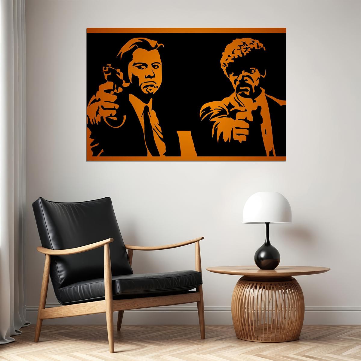 Pulp Fiction Drama Crime Classic Movie Cinema Poster Wall Art Print Home Wall Decor - xonomax