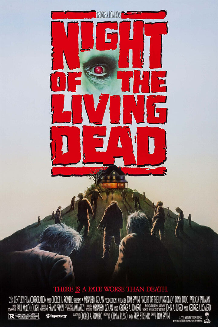 Night Of The Living Dead Classic Horror Movie Poster Wall Art Print Home Wall Decor - xonomax