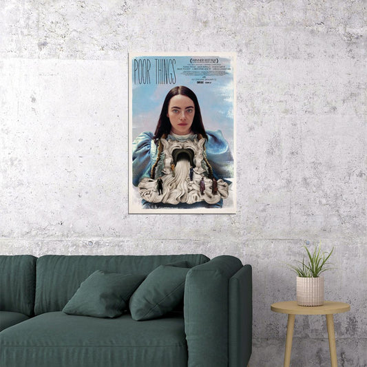 Poor Things Science Fiction Drama Movie Cinema Poster Wall Art Print Home Wall Decor - xonomax