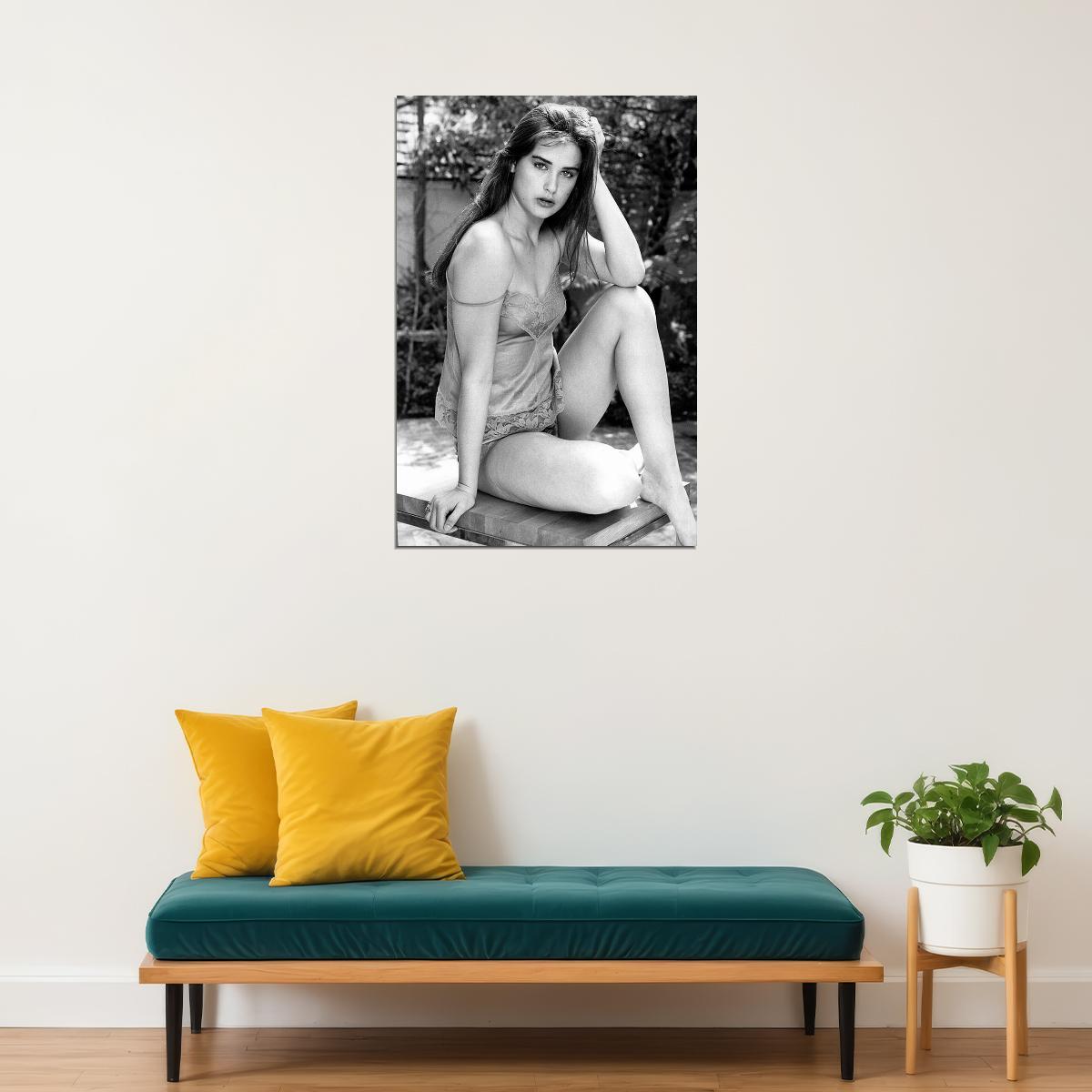 Demi Moore 80s 90s Celebrity Cinema Actor Artist Poster Wall Art Print Home Wall Decor - xonomax
