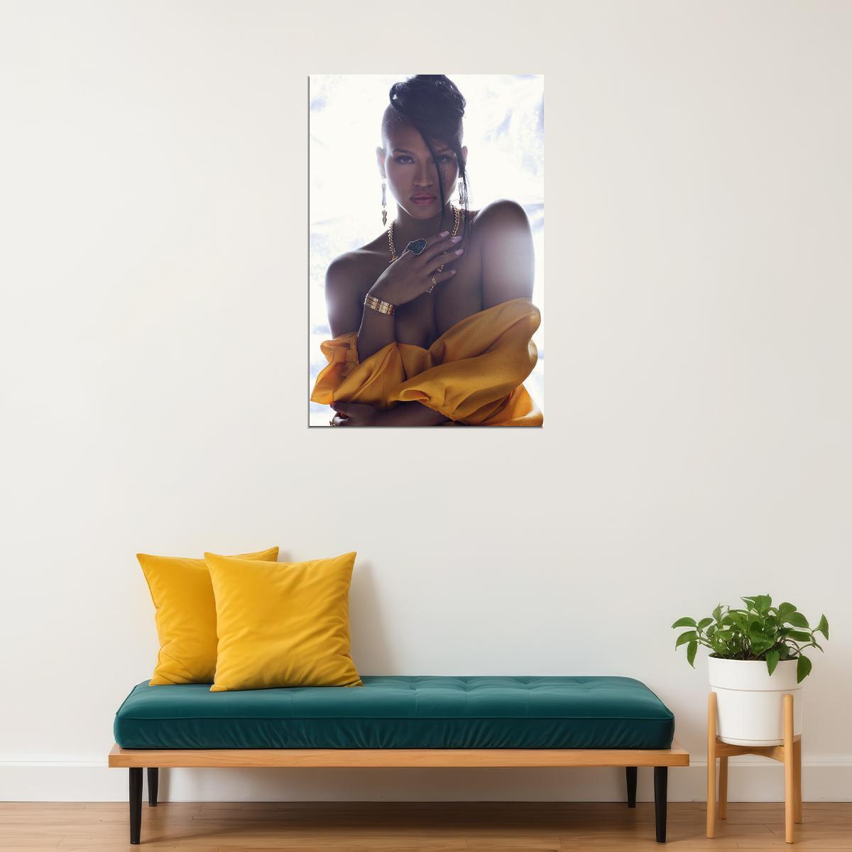Cassie American Singer Movie Actor Beauty Woman Poster Wall Art Print Home Wall Decor - xonomax