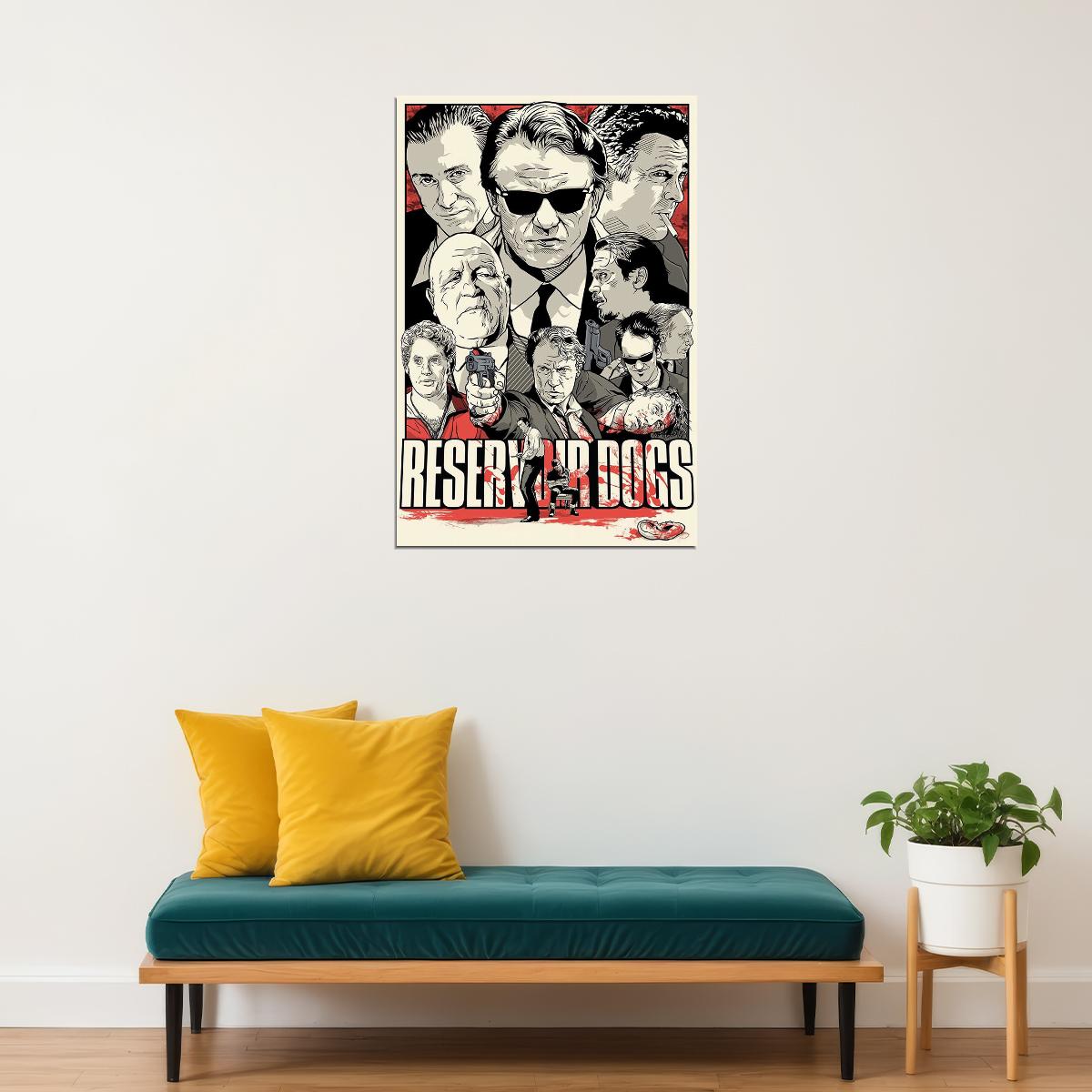 Reservoir Dogs Crime Thriller Movie Cinema Poster Wall Art Print Home Wall Decor - xonomax