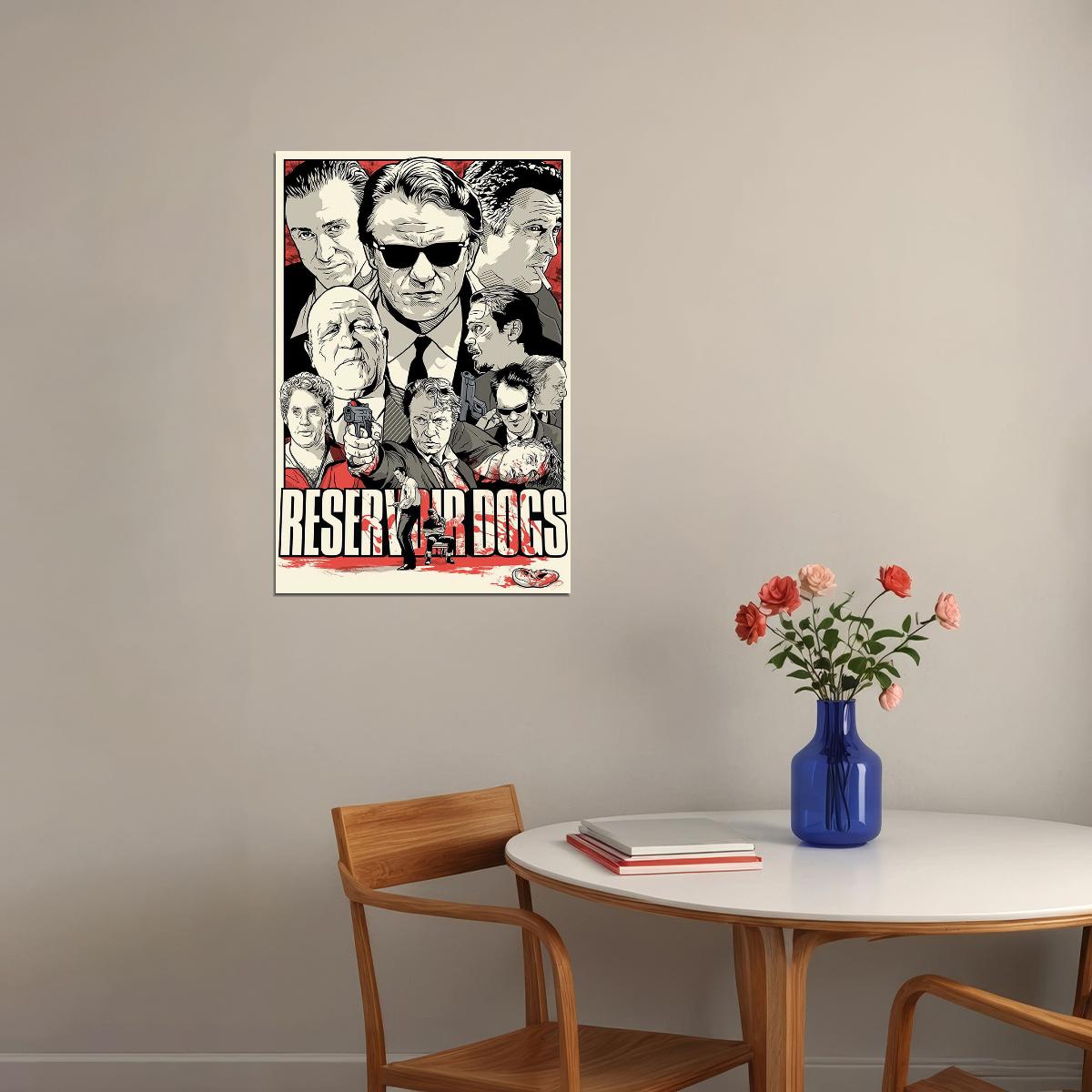 Reservoir Dogs Crime Thriller Movie Cinema Poster Wall Art Print Home Wall Decor - xonomax
