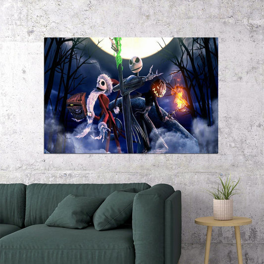 The Nightmare Before Christmas Animation Movie Poster Wall Art Print Home Wall Decor - xonomax
