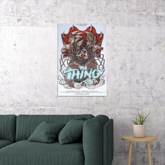 The Thing Horror Classic Movie Cinema Poster Wall Art Print Home Wall Decor - xonomax
