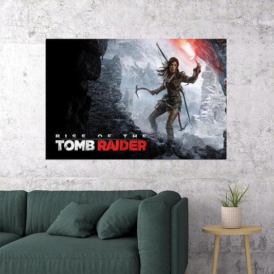Rise Of The Tomb Raider Lara Croft Video Game Poster Wall Art Print Home Wall Decor - xonomax