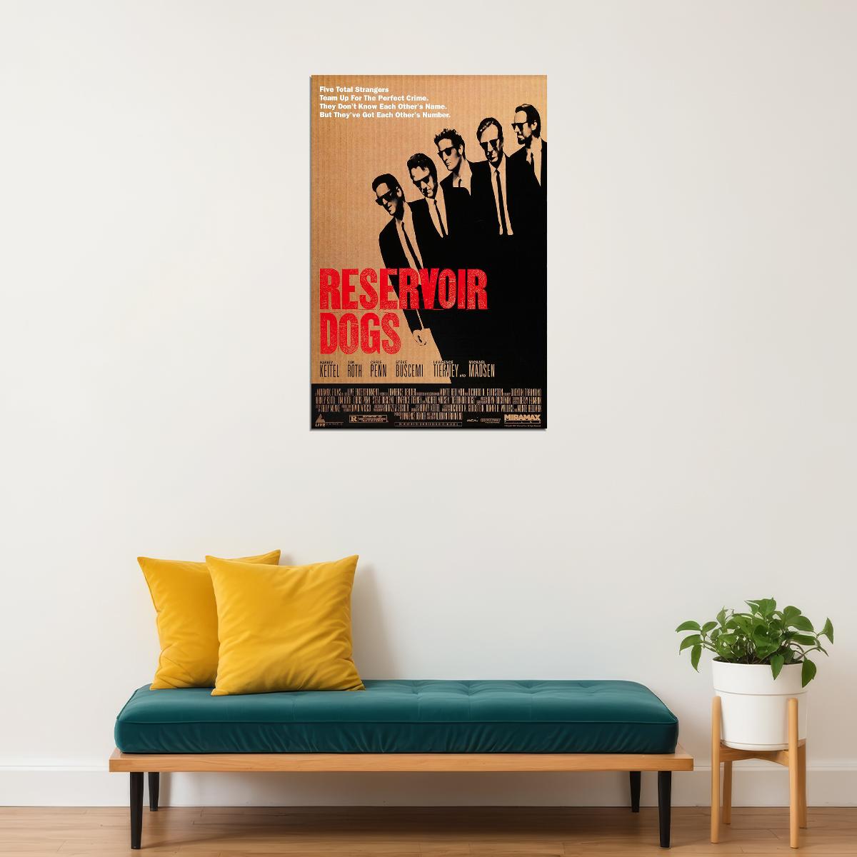 Reservoir Dogs Crime Thriller Movie Cinema Poster Wall Art Print Home Wall Decor - xonomax