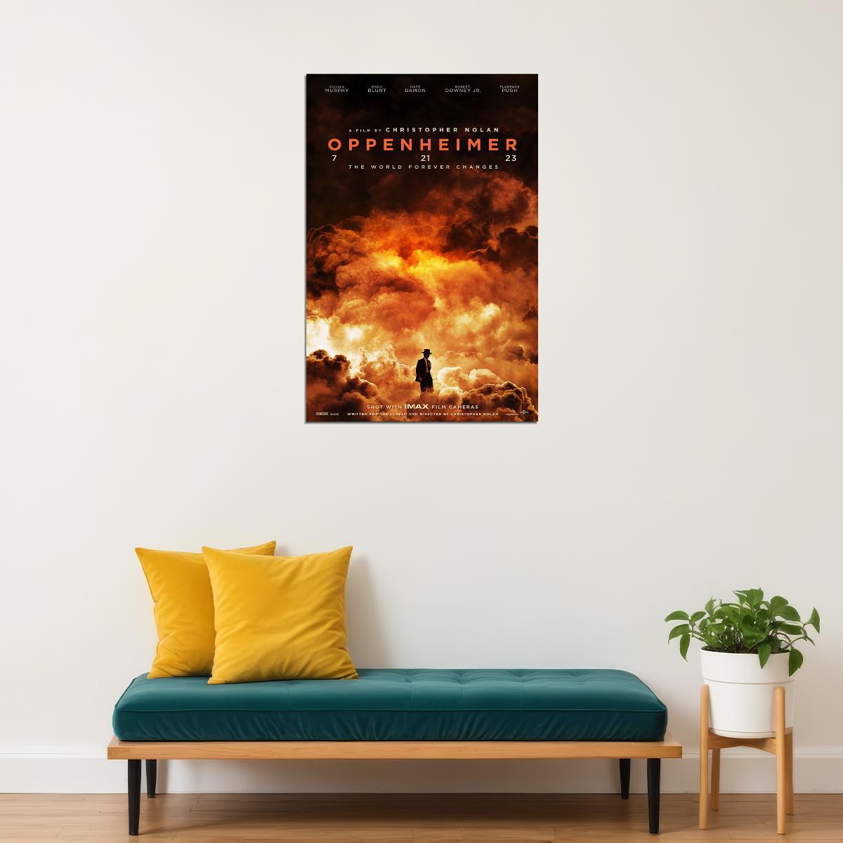 Oppenheimer Biography History Movie Cinema Poster Wall Art Print Home Wall Decor - xonomax