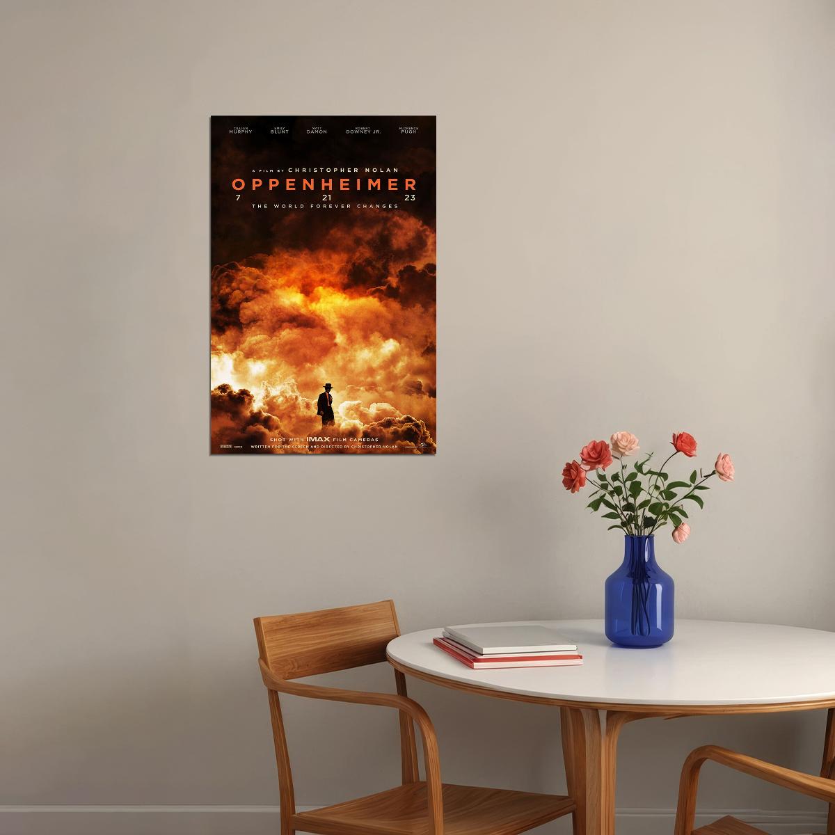 Oppenheimer Biography History Movie Cinema Poster Wall Art Print Home Wall Decor - xonomax