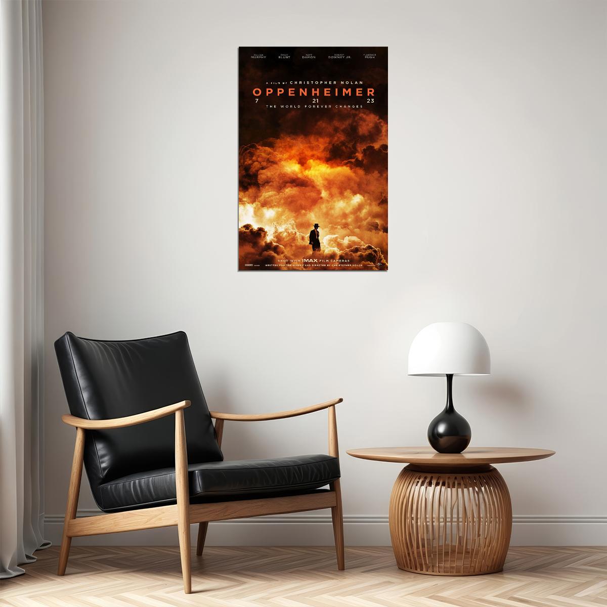 Oppenheimer Biography History Movie Cinema Poster Wall Art Print Home Wall Decor - xonomax