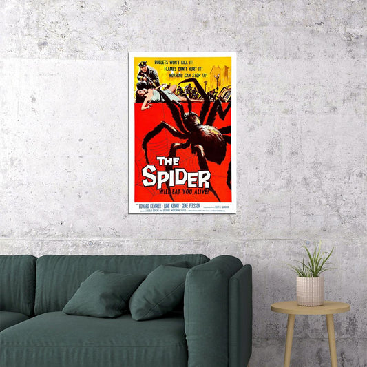 The Spider Movie Vintage Horror Science Fiction Poster Wall Art Print Home Wall Decor - xonomax