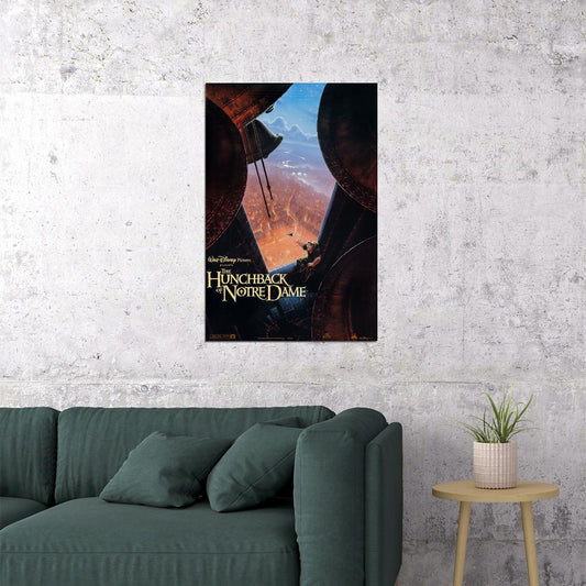 The Hunchback Of Notre Dame Animation Movie Drama Poster Wall Art Print Home Wall Decor - xonomax