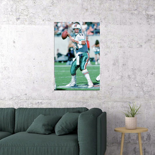Dan Marino Miami American Football Player Poster Wall Art Print Home Wall Decor - xonomax