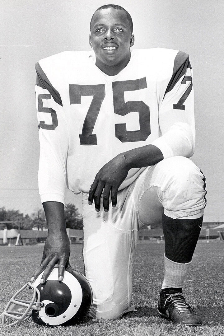 Deacon Jones Los Angeles American Football Player Poster Wall Art Print Home Wall Decor - xonomax