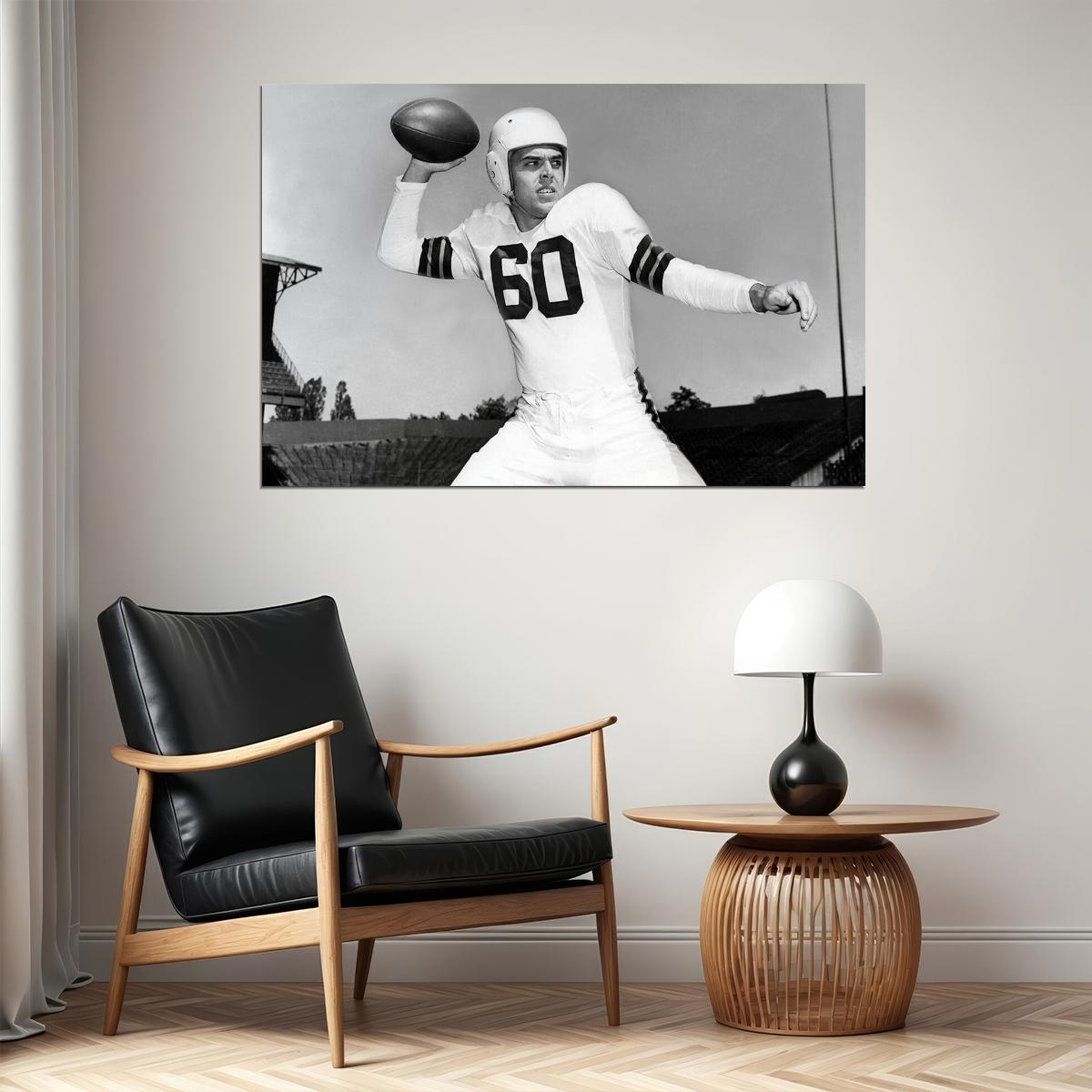 Otto Graham Cleveland American Football Player Poster Wall Art Print Home Wall Decor - xonomax