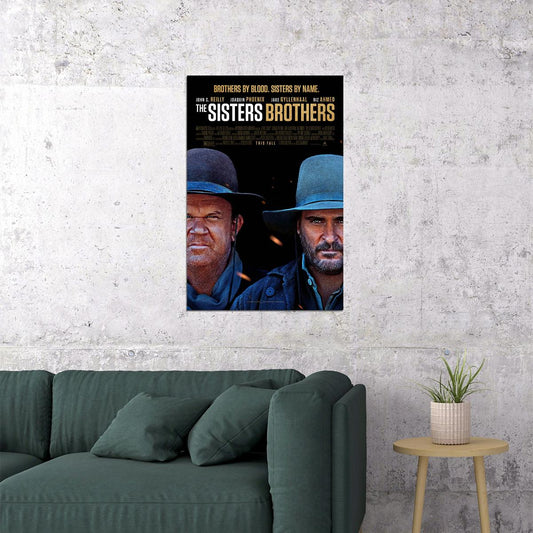 The Sisters Brothers Movie Drama Western Poster Wall Art Print Home Wall Decor - xonomax