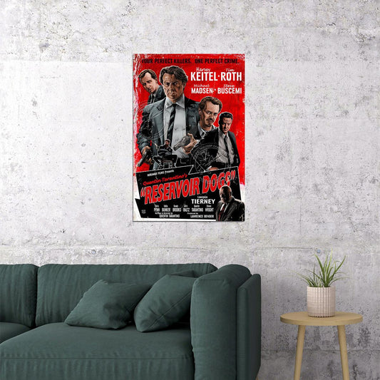 Reservoir Dogs Us Version 2 Movie Thriller Crime Poster Wall Art Print Home Wall Decor - xonomax