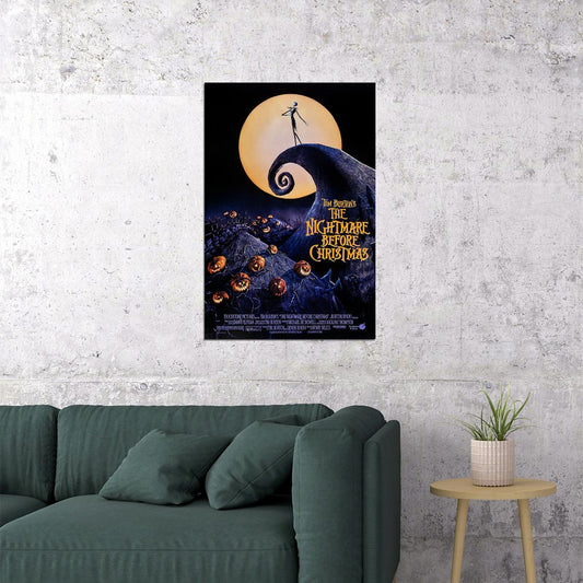 The Nightmare Before Christmas Animation Family Poster Wall Art Print Home Wall Decor - xonomax