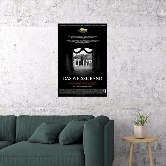 The White Ribbon Movie Drama Mystery Thriller Poster Wall Art Print Home Wall Decor - xonomax