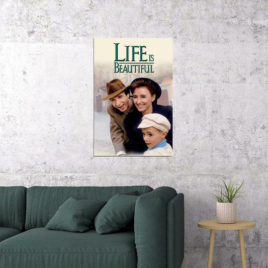Life Is Beautiful Movie Comedy Drama Romantic Poster Wall Art Print Home Wall Decor - xonomax